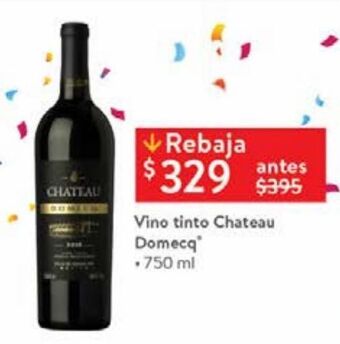Walmart Vino tinto chateau domecq 750ml oferta