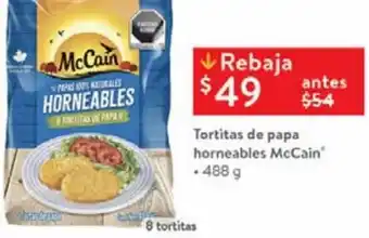 Tortitas de Papa Horneables McCain 488g