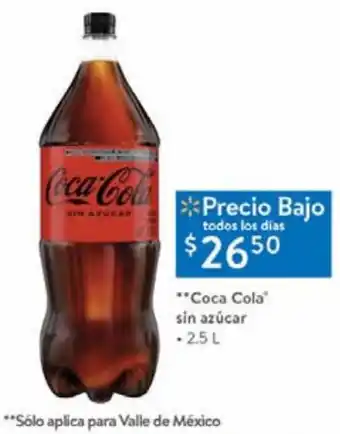 Walmart Coca Cola 2,5L oferta