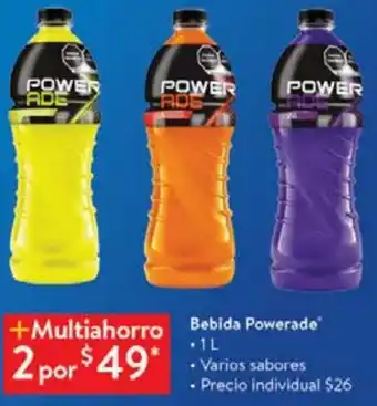 Walmart Bebida Powerade 1L oferta