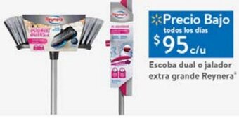Walmart Escoba Dual o Jalador Extra Grande Reynera oferta