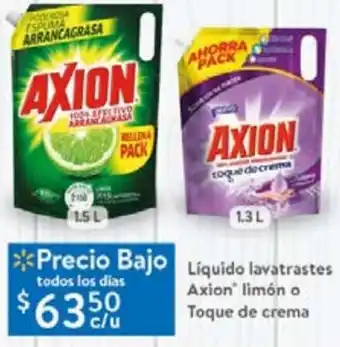 Líquido Lacatrastes Axion Limón o Toque de Crema