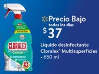 Liquido Desinfectante Cloralex Multisuperficies 650ml