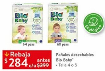 Pañales Desechables Bio Baby 4 o 5