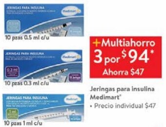 Jeringas para Insulina Medimart