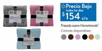 Walmart Frazada Suave Hometrends oferta