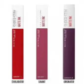 Kit de 3 labiales super stay matte ink maybelline