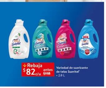 Suavizante de telas suavitel 2.8lt