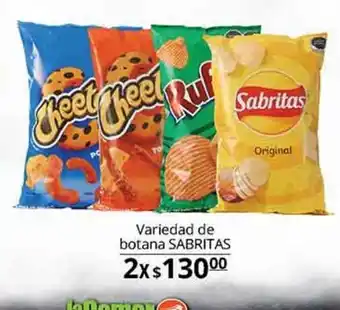 La Comer Variedad de botana sabritas oferta