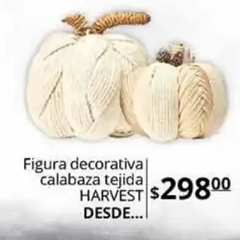 Figuras decorativas calabaza tejida harvest