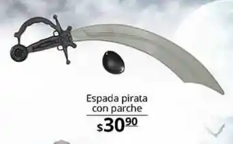 Espada pirata con parche