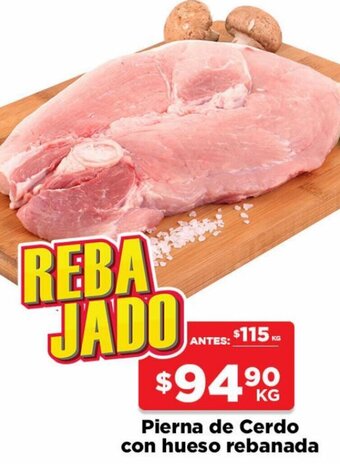 HEB Pierna de Cerdo con Hueso Rebanada oferta