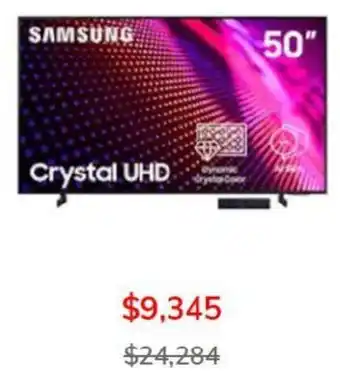 Samsung Crystal UHD 50"