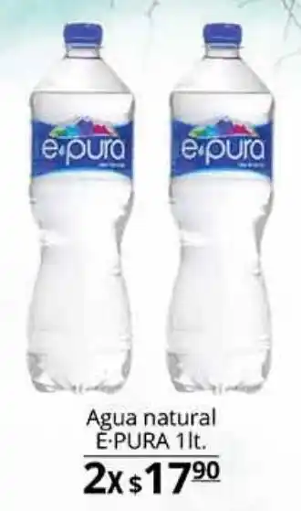 Agua natural e-pura 1lt x2
