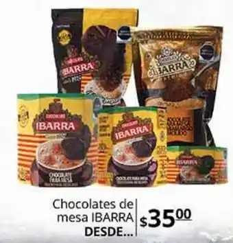Chocolates de mesa ibarra