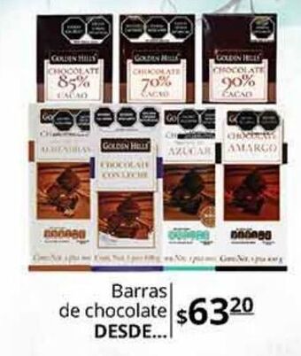La Comer Barras de chocolate oferta