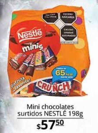 La Comer Mini chocolates surtidos nestlé 198g oferta