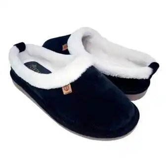 Pantuflas para dama stahl talla 25 azul marino
