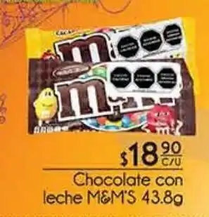 Fresko Chocolate con leche m&m's 43.8g oferta