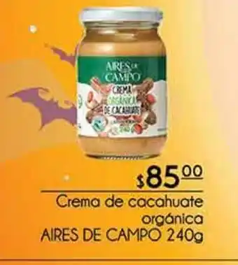 Crema de cacahuate aires de campo 240g