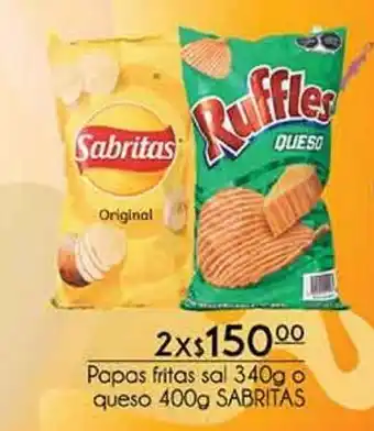 Papas fritas sabritas x2