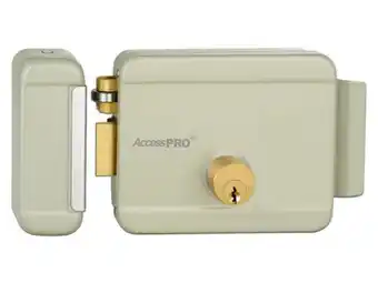 PCEL Cerradura eléctrica accesspro, izquierda. color beige. oferta