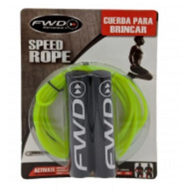 Fandeal Cuerda para saltar verde, speed rope oferta
