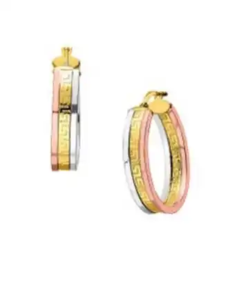 Joyerías Bizzarro Arracadas de oro florentino 14k (22 x 15 mm) oferta