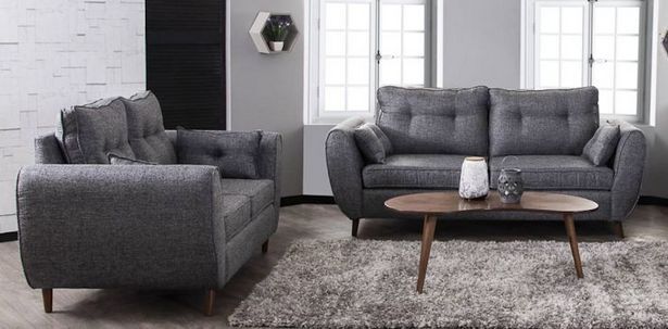 Muebles Dico Juego de sala gaby negro jaspe oferta