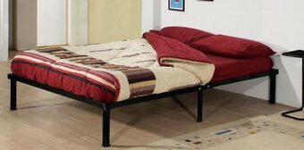 Muebles Dico Base cama matrimonial reiche negro oferta