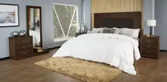 Muebles Dico Recámara king size picasso nogal 3 piezas oferta