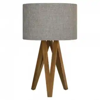 Muebles Dico Lámpara de mesa gris oporto 870 oferta
