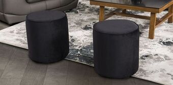 Muebles Dico Taburete redondo noah negro oferta