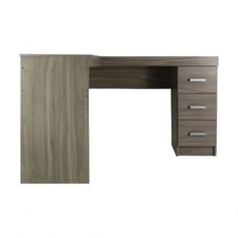 Muebles Dico Escritorio en l con 3 cajones fenix jm-1184 café oferta