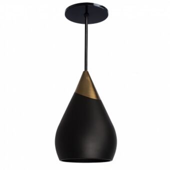 Lámpara de techo tao metal negro
