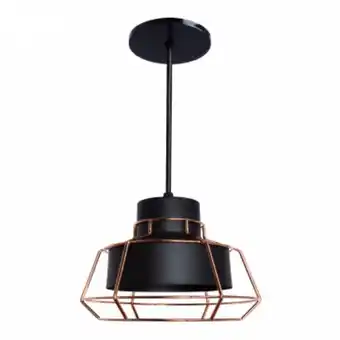 Muebles Dico Lámpara de techo zerena metal negro oferta