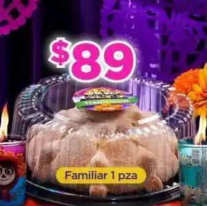 Bodega Aurrerá Pan de muerto familiar 1 pza oferta