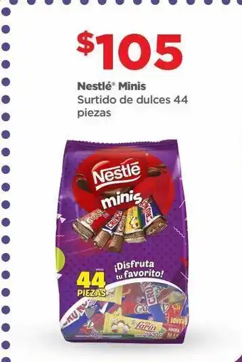 Bodega Aurrerá Nestlé minis surtido de dulces 44 piezas oferta