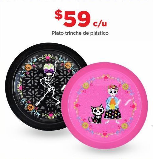 Bodega Aurrerá Plato trinche de plástico oferta