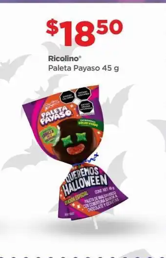 Bodega Aurrerá Ricolino paleta payaso 45 g oferta
