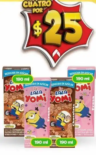 Bodega Aurrerá Leche con chocolate lala 190ml x4 oferta