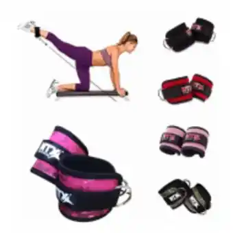 Grilletes para tobillos pesas gym unisex resistentes 2 pzs