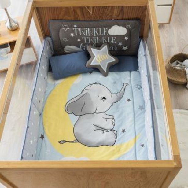 Muebles Dico Juego de cuna elephant azul oferta