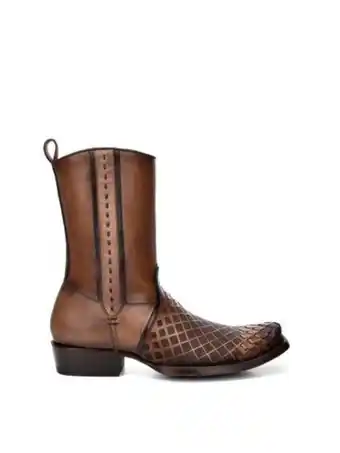 Cuadra Bota de piel grabada oferta