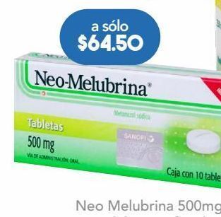 Farmacia San Pablo Neo melubrina 10 tableta caja oferta