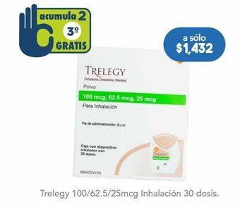 Trelegy en polvo bucal 30 polvo inhalador