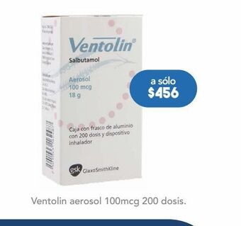 Farmacia San Pablo Ventolin aerosol 200 aerosol inhalador oferta