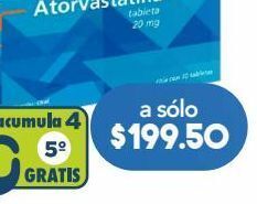 Farmacia San Pablo Atorvastatina 20 mg oferta