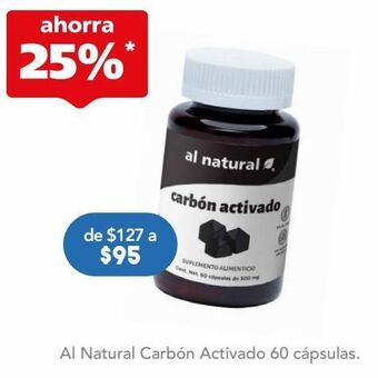 Farmacia San Pablo Al natural suplemento alimenticio carbón activado oferta