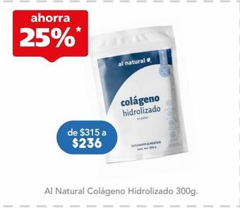 Farmacia San Pablo Al natural original colágeno hidrolizado en polvo oferta